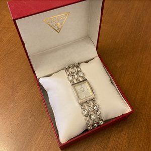 Guess watch with crystals
